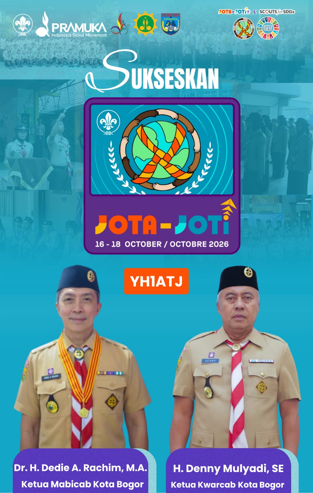 ORARI Lokal Kota Bogor Dukung Kegiatan JOTA-JOTI 2026, Perkuat Semangat Kepramukaan dan Komunikasi