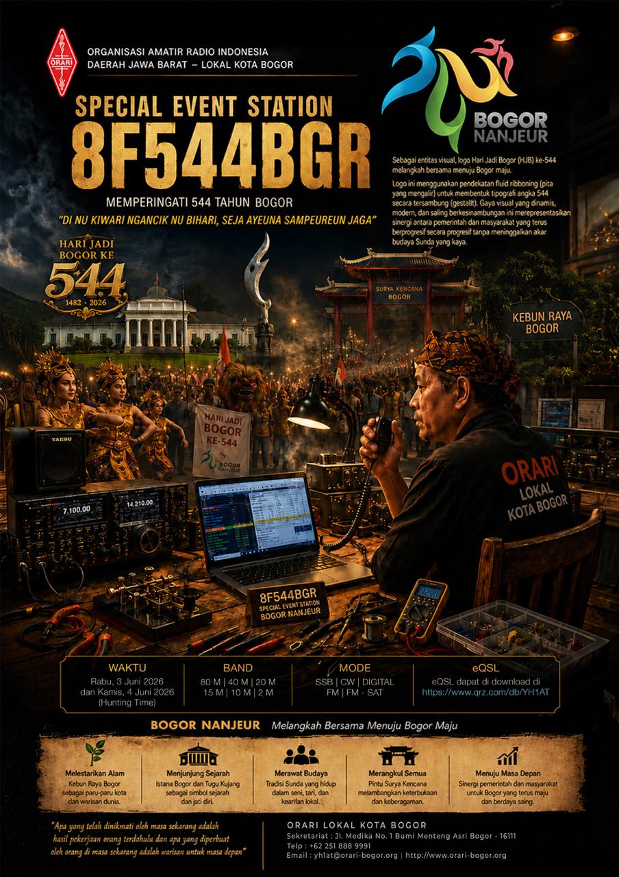 Special Event Station (SES) Hari Jadi Bogor ke-544